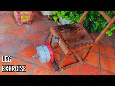 How To Make Homemade Leg Extension Machine( For Gym At Hom ) Homemade Workout Equipment, Leg Extension Machine, Diy Dumbbell, Crossfit Home Gym, Diy Exercise Equipment, Homemade Gym Equipment, Home Gym On A Budget, Backyard Gym, Diy Gym Equipment