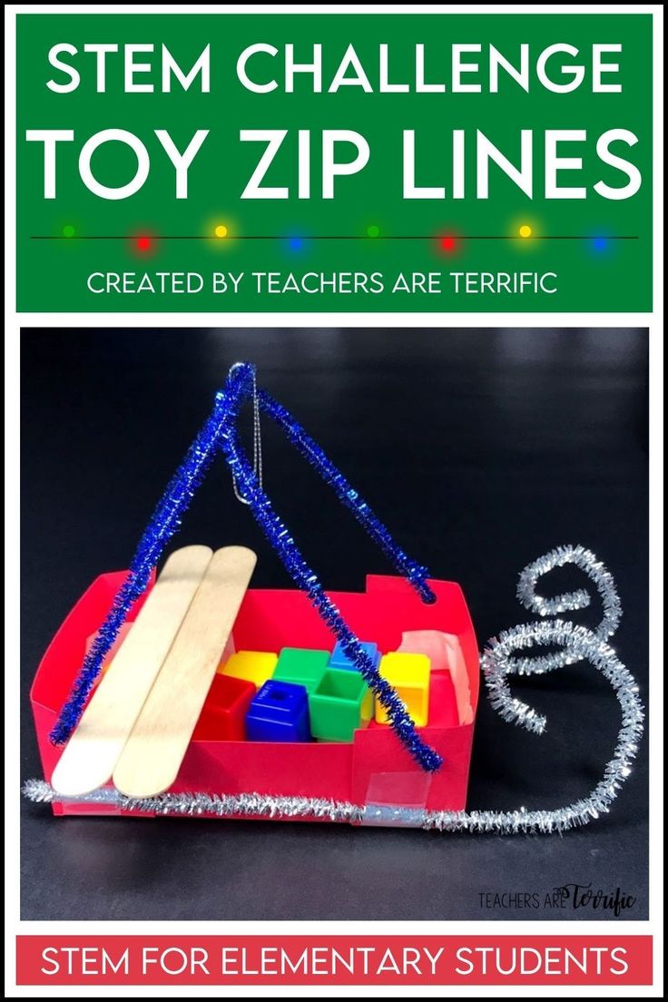 Here’s a perfect STEM challenge to try during the busy Christmas holiday season. This will be exciting for your students and you will love the easy prep of this STEM Quick Challenge. Students will be designing a sleigh that will carry toys down a zip line- without dumping any of them out! Zipline Stem Challenge, Diy Zipline, Stem Challenges Elementary, Winter Stem Challenges, Christmas Stem Challenge, Holiday Stem, Teacher Crafts, Stem Students, Steam Challenges