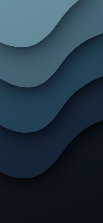 an abstract blue and black background with wavy lines on the bottom half of the image