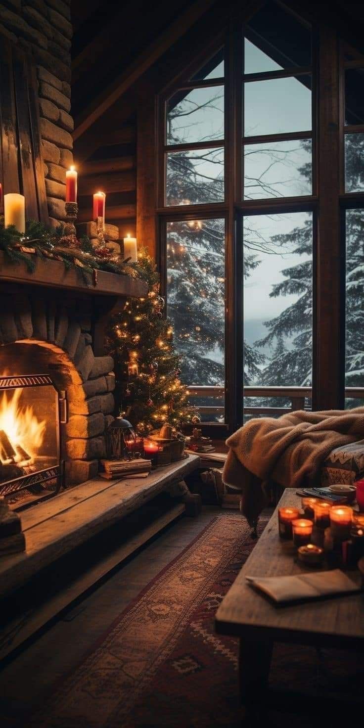 Ideas Decoracion Navidad, Good Morning Christmas, Christmas Wallpaper Backgrounds, Christmas Scenery, Christmas Phone Wallpaper, Christmas Fireplace, Winter Wallpaper, Phone Wallpaper Design, Christmas Scenes