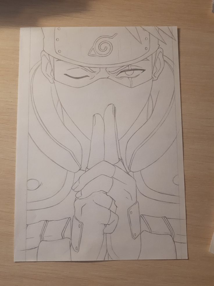 Naruto Drawings Kakashi, Kakashi Sensei Drawing, Kakashi Sketch Drawings, Kakashi Lineart, How To Draw Kakashi, Kakashi Drawing Color, Kakashi Drawing Art, Naruto Kakashi Drawing, Kakashi Drawing Easy