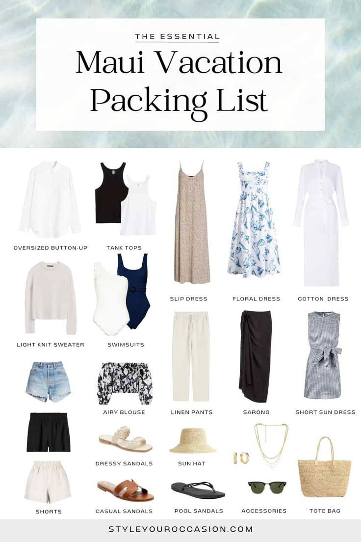 the essential guide to packing for a vacation