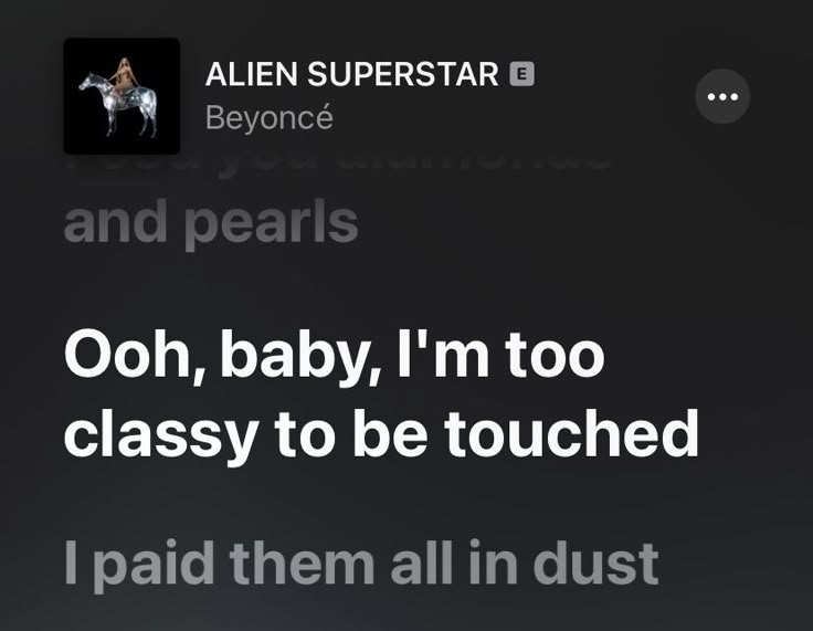 an ad for alien superstar and pearls, which is featured on the iphone's screen