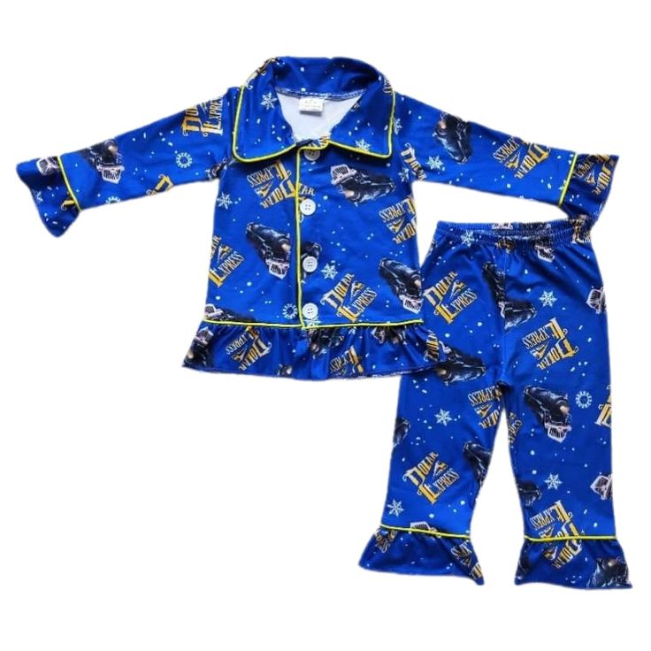 2-3 week TAT Polar Express Pajamas, Polar Express, Kids Pajamas, Ruffles, Pajamas, Tutus