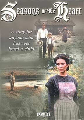 the book cover for seasons of the heart, featuring an image of a woman in a dress