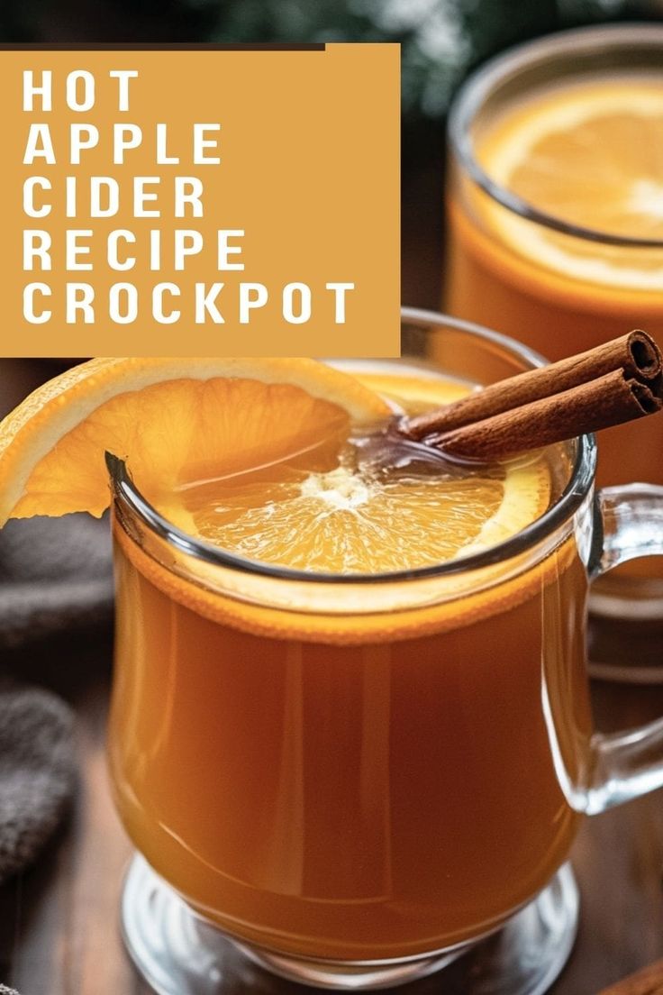 This easy and delicious apple cider recipe is the perfect drink for a cold fall night. You can create a batch ahead of time and enjoy it chilled or warm. #Cider #FunDrinks #Recipes Crockpot Caramel Apple, Crockpot Cider, Easy Apple Cider Recipe, Crockpot Caramel, Cider Drink Recipes, Crockpot Apple Cider, Crockpot Drinks, Hot Apple Cider Recipe, Homemade Cider