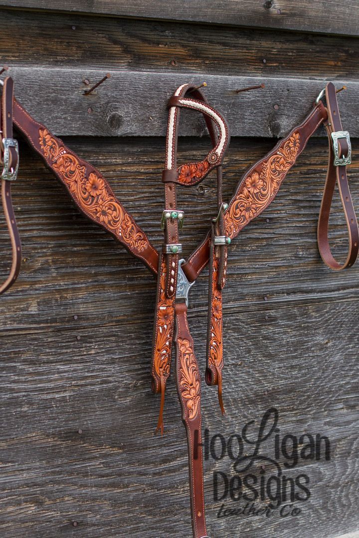 a close up of a horse's bridle and reins