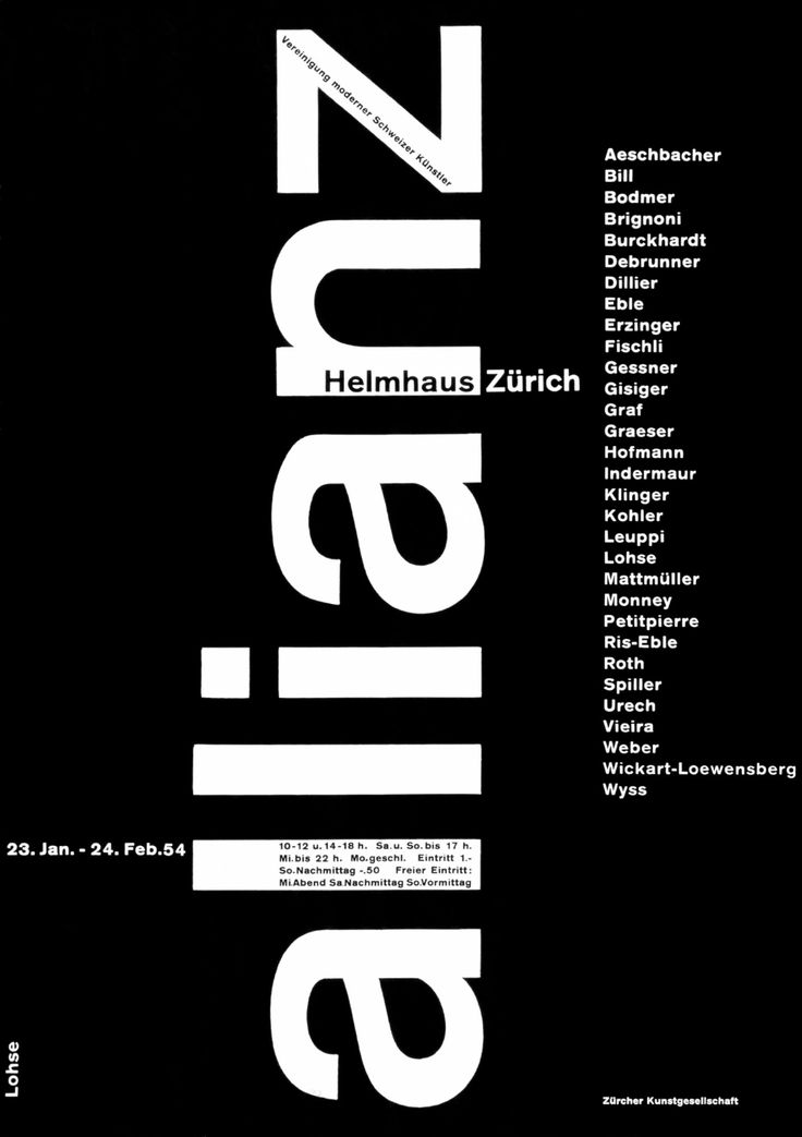 an advertisement for the berlin design festival, with black and white type on it's side