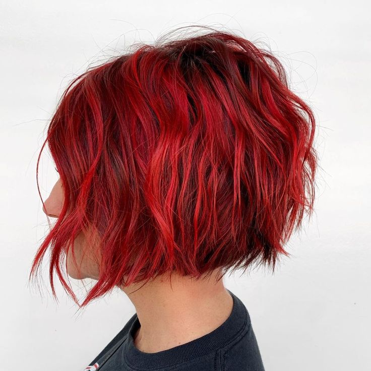 Bright Red Bob Hair, Red Hair Bob With Bangs, Short Red Bob Hair, Bright Red Short Hair, Red Hair Short Bob, Charlie Baltimore, Short Red Bob, Red Hair Bob, Short Red Hairstyles