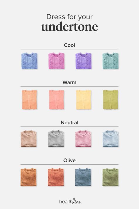 Colors That Compliment Skin Tones, Outfits For Cool Undertone Skin, Cool Undertone Skin Color Palettes, Neutral Color Palette Skin Tones, Yellow Undertone Skin Clothes, Neutral Skintone Outfit, Olive Skin Tone Outfit Ideas, Clothes For Neutral Undertones, Outfit For Cool Undertone