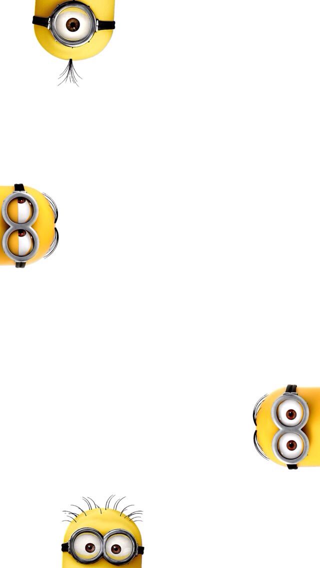 several minion faces are shown in this pattern