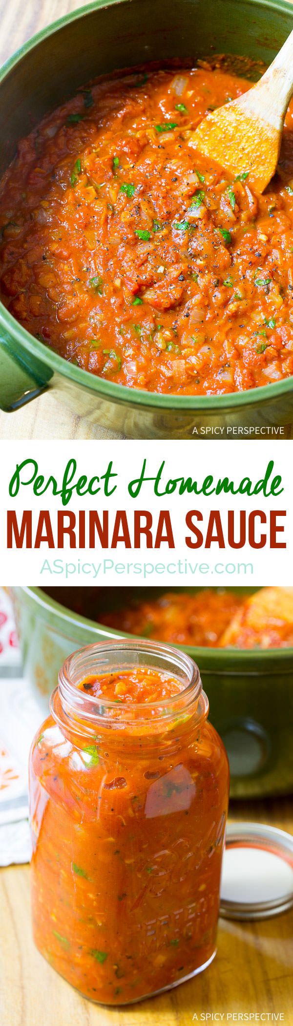 the recipe for perfect homemade marinara sauce