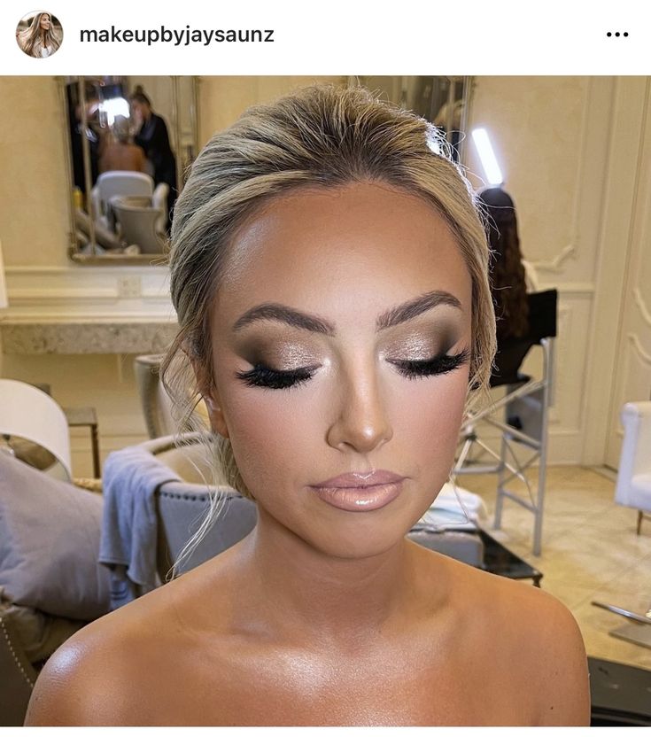 Bridal Makeup For Brown Eyes Blonde Hair, Pageant Makeup For Blondes, Bridesmaid Makeup Green Eyes, Pagent Makeup, Bridal Makeup Green Eyes, Full Glam Bridal Makeup, Full Glam Wedding Makeup, Wedding Makeup Blonde, Pageant Hair And Makeup