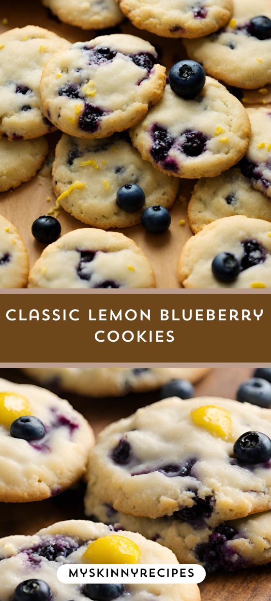 lemon blueberry cookies are stacked on top of each other and ready to be eaten