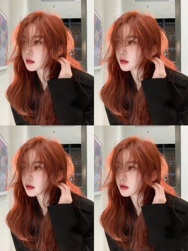 Hairstyle 2022, Korean Hair Color, Hair Color Underneath, Red Hair Inspo, Gorgeous Hairstyles, Ginger Hair Color, Pretty Hair Color, Haircuts For Medium Hair, Hair Up Styles