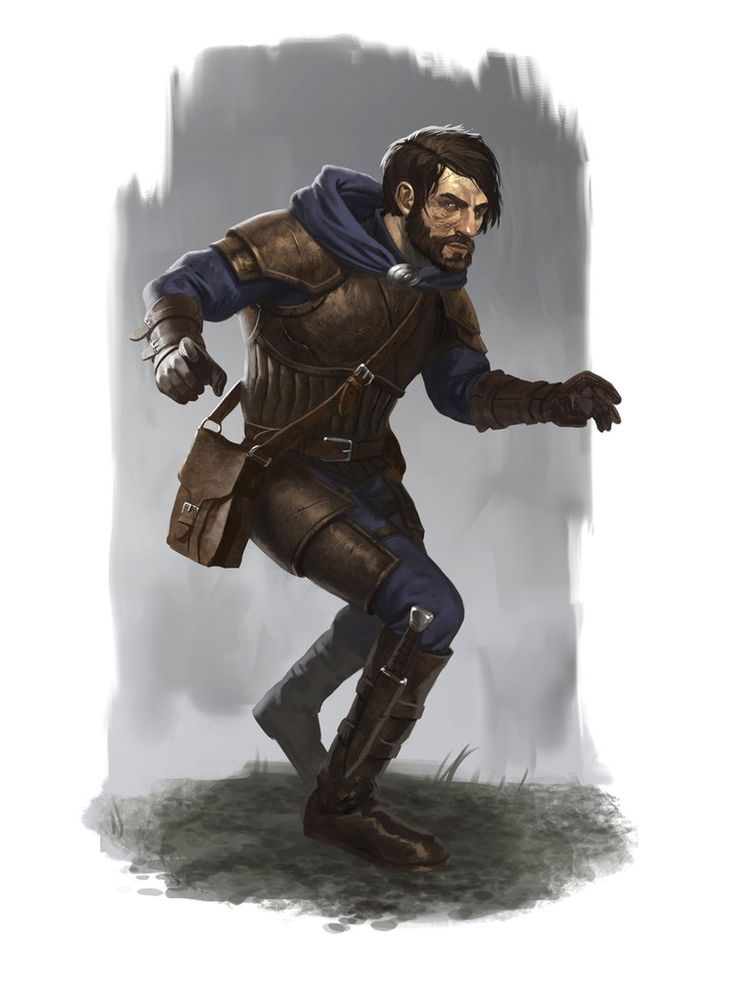 a drawing of a man dressed in armor