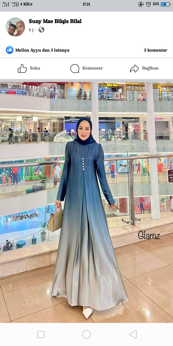 Gamis Silk, Satin Dress Hijab, Gamis Satin, Dress Simple Elegant, Dress Muslim Modern, Braidsmaid Dresses, Islamic Fashion Dresses, Dress Pants Outfits, Moslem Fashion