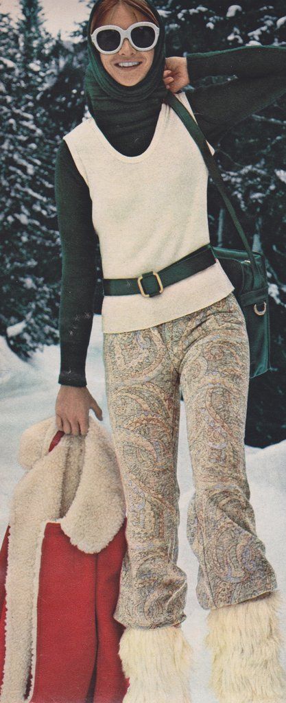 80s Apres Ski, 70s Winter Fashion, Vintage Ski Outfit, Retro Apres Ski, 1971 Fashion, Ski Looks, Ski Ideas, 1970s Aesthetic, Apre Ski