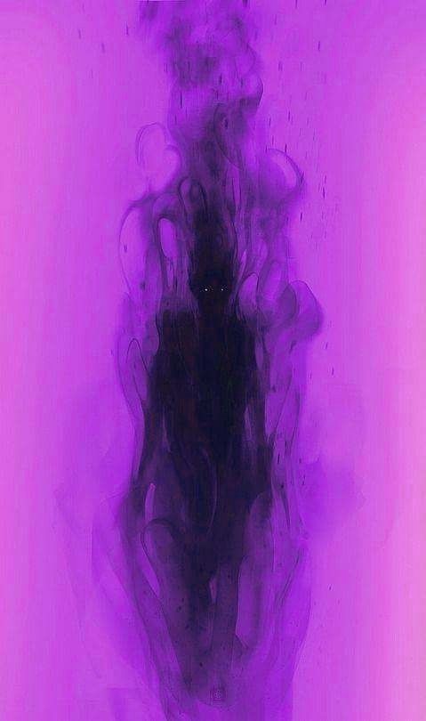 Purple Warlock Aesthetic, Warlock Patron Aesthetic, Purple Tiefling Aesthetic, Black Warlock, Warlock Aesthetic, Purple Tiefling, 2160x3840 Wallpaper, Raven Queen, Purple Fire