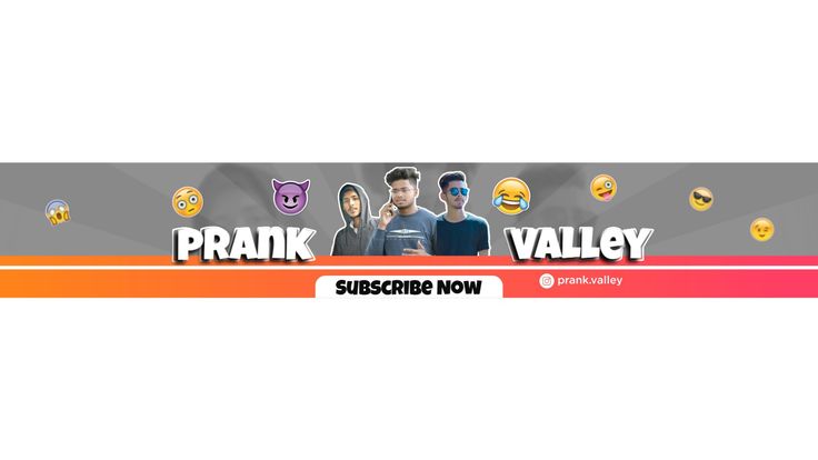 the logo for prank valley with emoticions and smiley faces on it's side