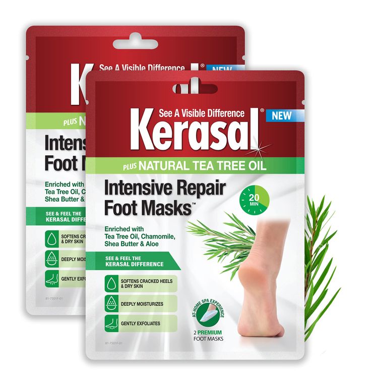 PRICES MAY VARY. Two pairs of Kerasal Intensive Repair Foot Masks Foot mask visibly improves cracked heels and dry feet Masks contain tea tree oil, chamomile, shea butter and aloe to exfoliate and moisturize dry skin Foot exfoliator comes in one pair of convenient masks for simple application Place skin mask on feet and let sit for 20 minutes Body Hyperpigmentation, Remedies For Cracked Heels, Cracked Heel Remedies, Foot Masks, Cracked Heel, Nail Infection, Foot Mask, Natural Teas, Ingrown Toe Nail