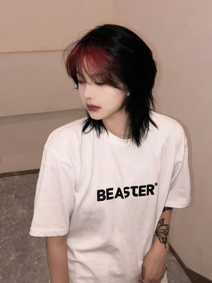 Pretty Short Hair, Korean Hair Color, Red Hair Inspo, Asian Short Hair, Shot Hair Styles, Hair Stylist Life, Mullet Hairstyle, Hair Dye Colors, Short Hair Haircuts