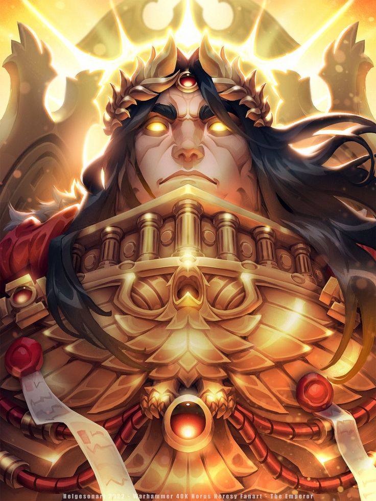 Warhammer 40k Emperor, Warhammer 40k Horus Heresy, Johannes Helgeson, Emperor Of Mankind, Warhammer 40k Art, Warhammer Models, Horus Heresy, Warhammer Art, Warhammer 40k Artwork