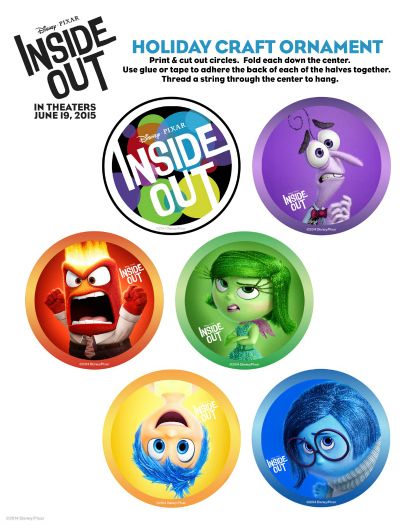 the inside out holiday ornament crafts are featured in this ad for kids's toys