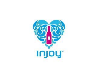 injoy water Great Logo Design, Logo Idea, Logo Art, Great Logos, Logo Designs, Logo Design Inspiration, Art Logo, A Logo, Design Project