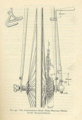 an old book with drawings of different types of tools and equipment on it's pages