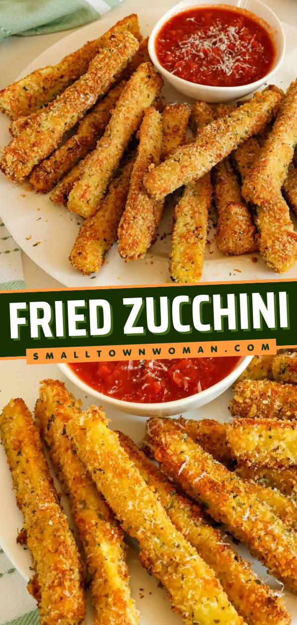 Here's a flavorful zucchini side dish recipe! This Fried Zucchini recipe features crispy coating zucchini seasoned with Parmesan, garlic, and oregano for the best flavor. Prepare this zucchini food idea for a tasty side dish or appetizer! Fried Vegetables Batter, Zucchini Planks Recipe, Veggie Straws Recipe, Fried Vegetables Recipes, Fried Veggies Recipes, Zucchini Fried, Fried Zucchini Recipe, Fried Zucchini Sticks, Zucchini Side Dish