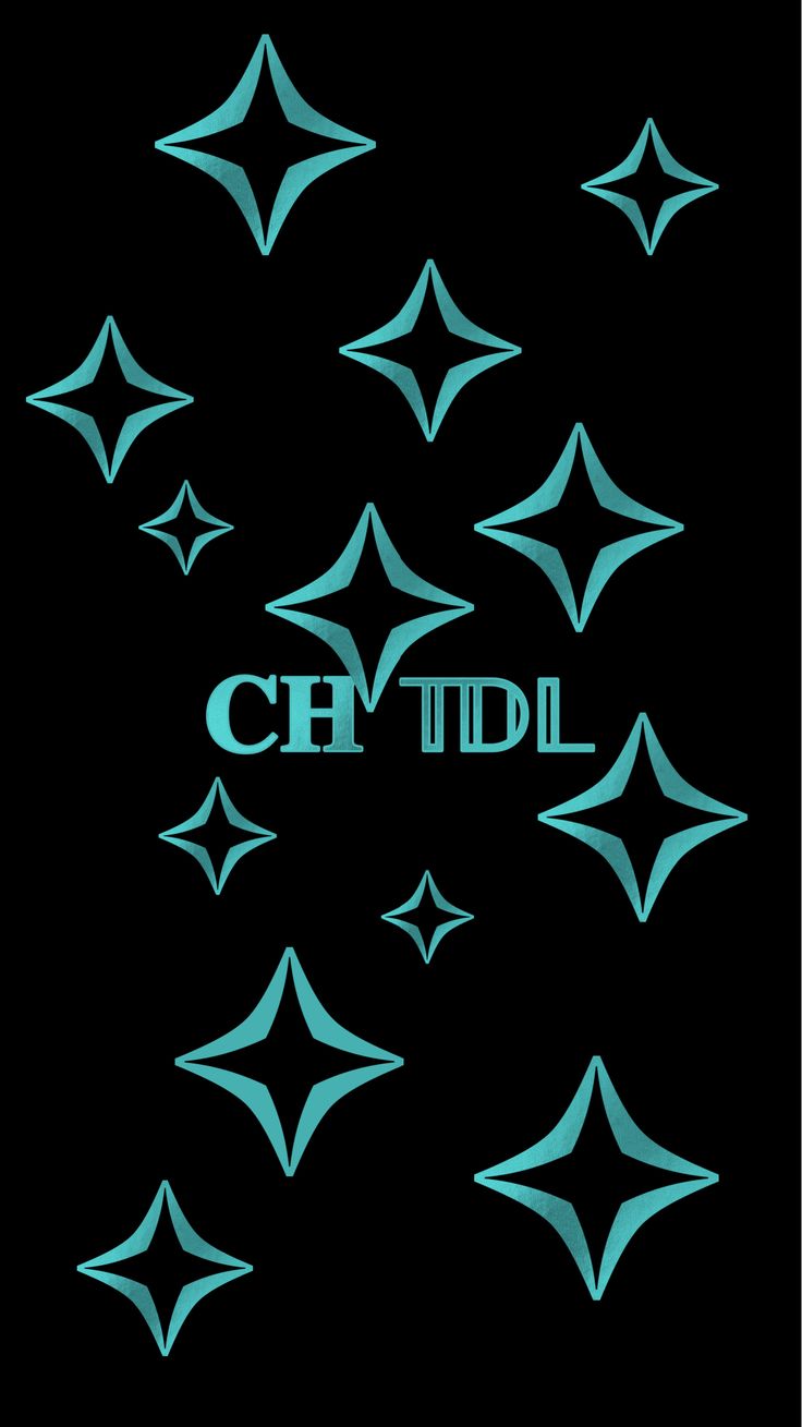 the logo for chit idol on a black background with stars in the middle and below it