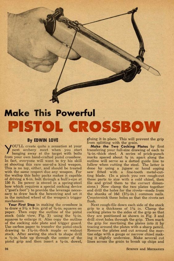 Self made Crossbow Plan, Reflex Deflex Bow Plan, Archery Guide, Bow Making Guide. Crossbow Plans, Arrow Making, Bow Building, Homemade Crossbow, Sling Shots, Diy Crossbow, Archery Shop, Cross Bow, Crossbow Arrows