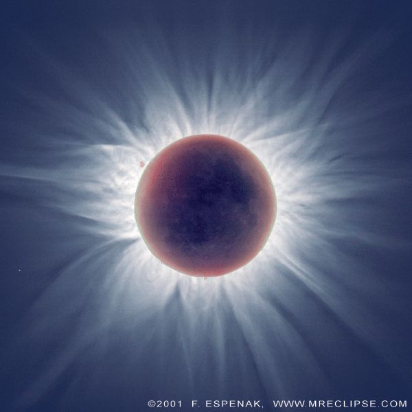 the sun's corona corona is seen in this image