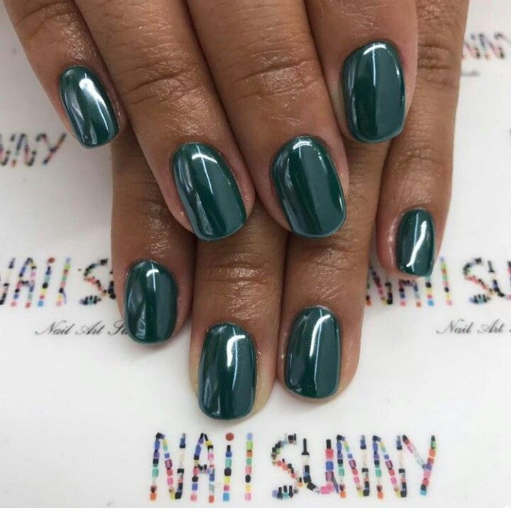 Green Chrome Nails Short, Navy Chrome Nails, Nails Design Chrome, Deep Green Nails, Nail Sunny, Teal Nails, Different Nail Designs, Chrome White, Trendy Nail Art Designs