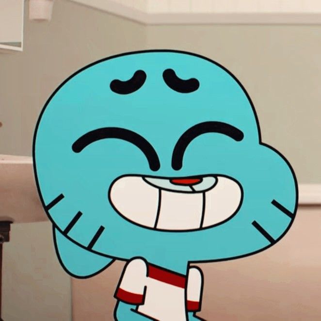 a cartoon character is standing in front of a toilet with his eyes closed and mouth wide open