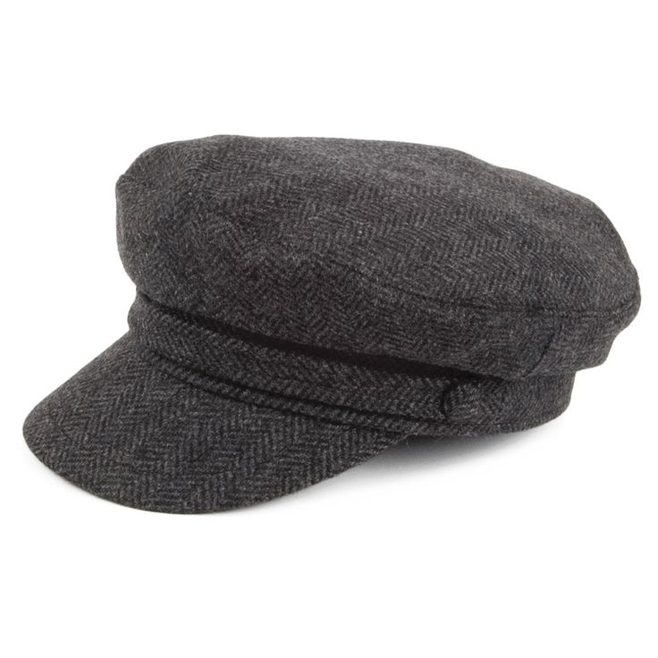 PRICES MAY VARY. Made of 50% Wool, 50% Polyester Approx. 2 3/8" Curved Bill 2 3/4" Crown Self-Fabric Hat Band with Single Button on Either Side Cotton Twill Sweatband Satin Lining The Jaxon Herringbone Wool Blend Fiddler Cap has a classic style. Taking the traditional fisherman shape and using a classic herringbone design, Jaxon gives a twist to a timeless classic. | Sizes: S, M, L, XL and XXL | Fiddler Hat, Fiddler Cap, Tweed Hat, Baker Boy Hat, Oufits Casual, Herringbone Design, Head Wear, Newsboy Cap, Flat Cap