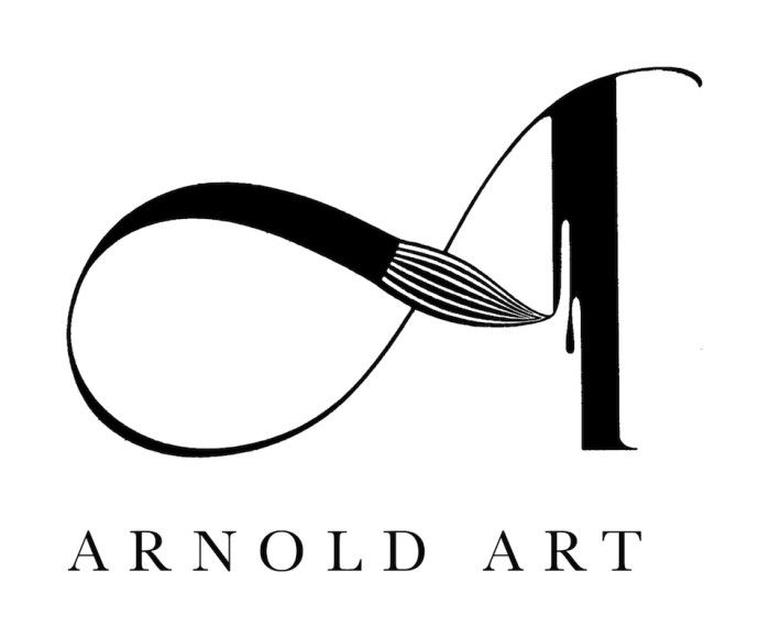 the logo for arnold art