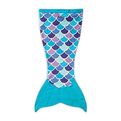 a blue and purple mermaid tail shaped toy