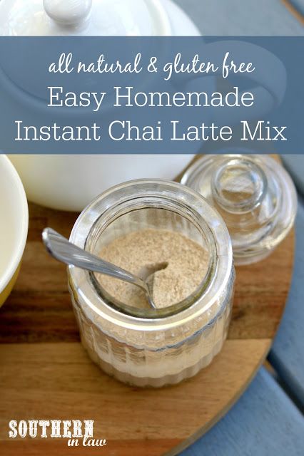 an image of homemade instant chai latte mix