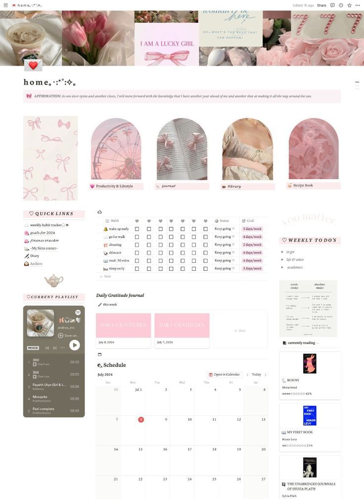 the website is designed to look like it has pink flowers and white roses on it