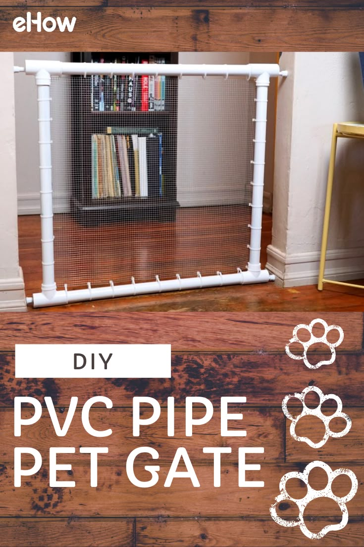 the diy pwc pipe pet gate for dogs