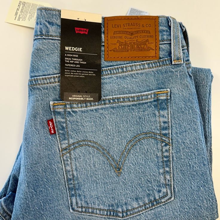 Brand New - With Tags -99% Cotton/1% Elastane Levis Wedgie Jeans, Wedgie Jeans, Country Style Outfits, Levi’s Jeans, Christmas Wishlist, Style Outfits, Levi's Jeans, Country Style, Levis Jeans