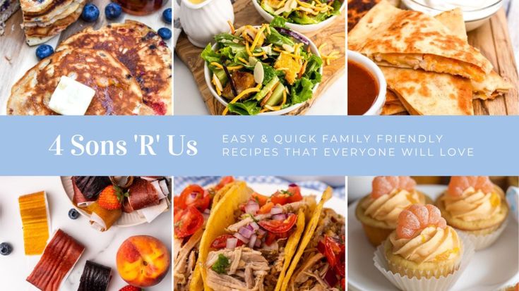 4 Sons 'R' Us | Family Friendly Recipes | Quick & Easy Recipes