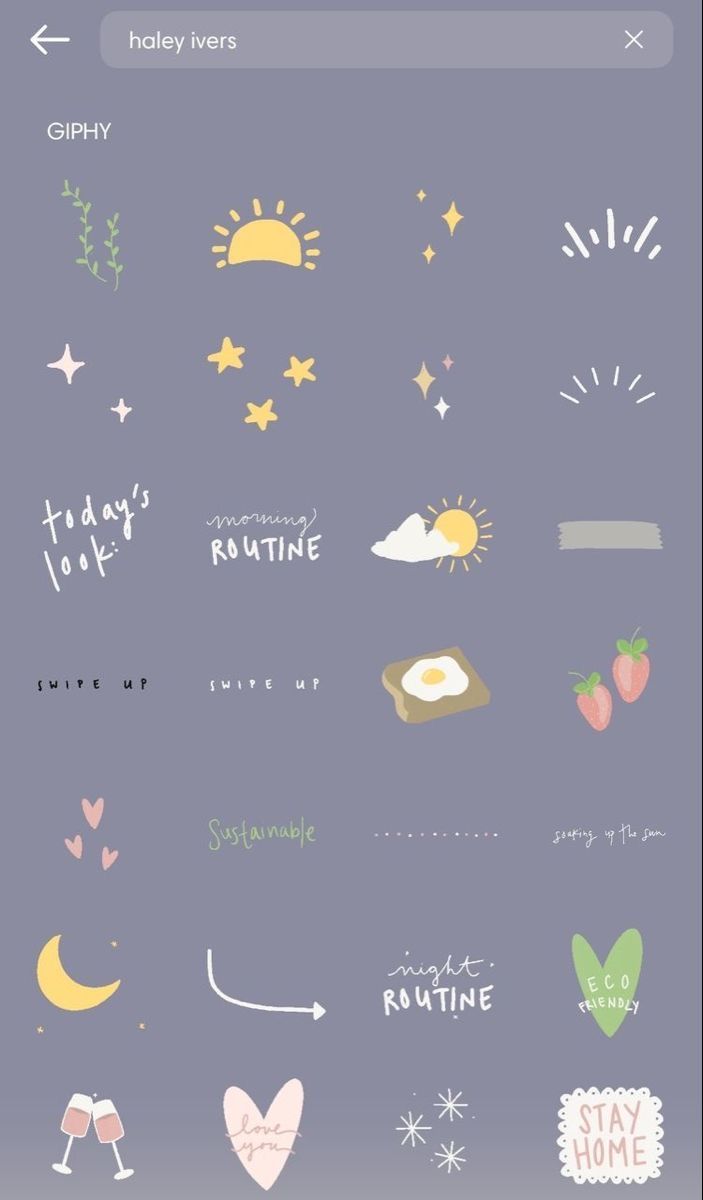 some stickers that are on the back of a cell phone, with stars and moon