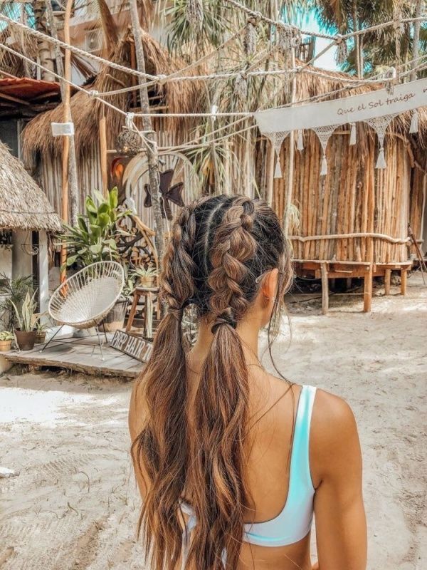 Kardashian Hair, Flower Crown Hairstyle, Loose Braids, Girl Haircuts, Wedding Hair Down, Trending Hairstyles, Box Braids Hairstyles, Beach Hair, Perfect Hair