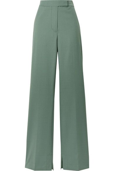 Pants Tailoring, Unusual Gray, Italy Venice, Mode Turban, High Waist Trousers, Green Trousers, Fantasy Closet, Pants Green, Green Jeans