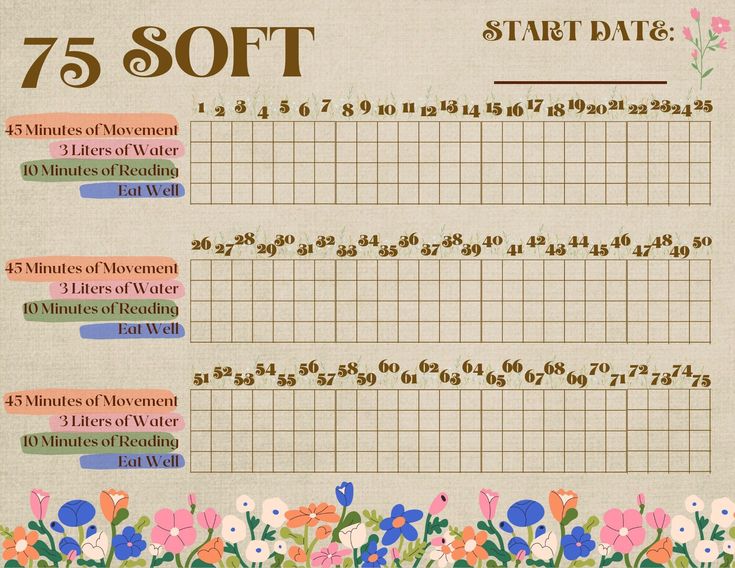 Free Digital Planner Templates 75 Soft Christian Edition, 75 Days Soft Challenge Tracker, 75 Soft Challenge Daily Tracker, Soft 75 Challenge Tracker, Goal Progress Tracker, 45 Soft Challenge, 75 Soft Aesthetic, 75 Soft Challenge Tracker Free Goodnotes, Glow Up Tracker