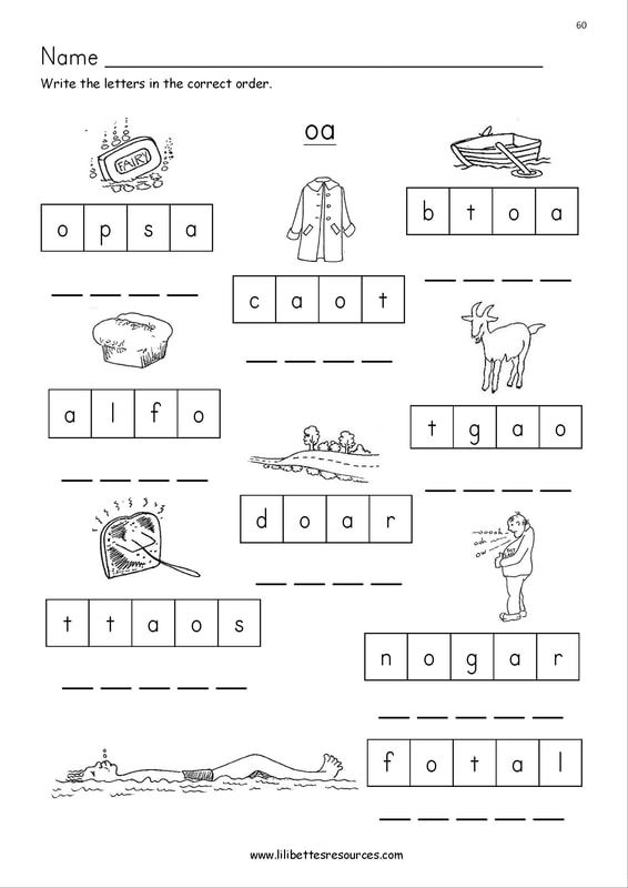 worksheet for beginning and ending the letter o with pictures to print out on