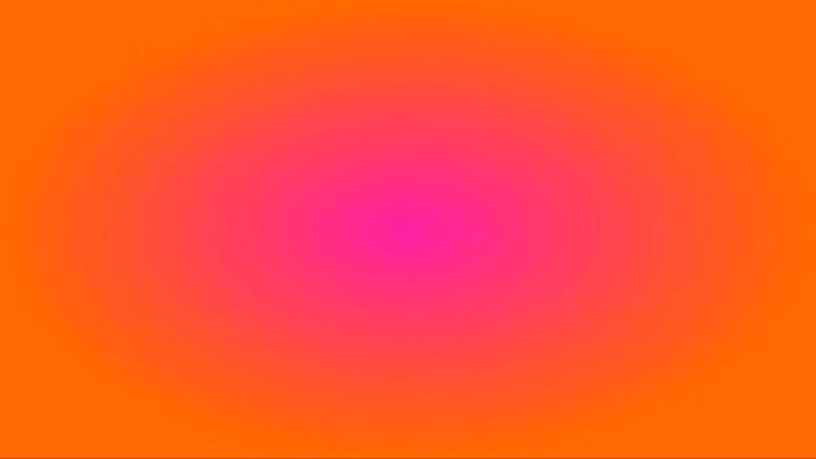 an orange and pink circular background